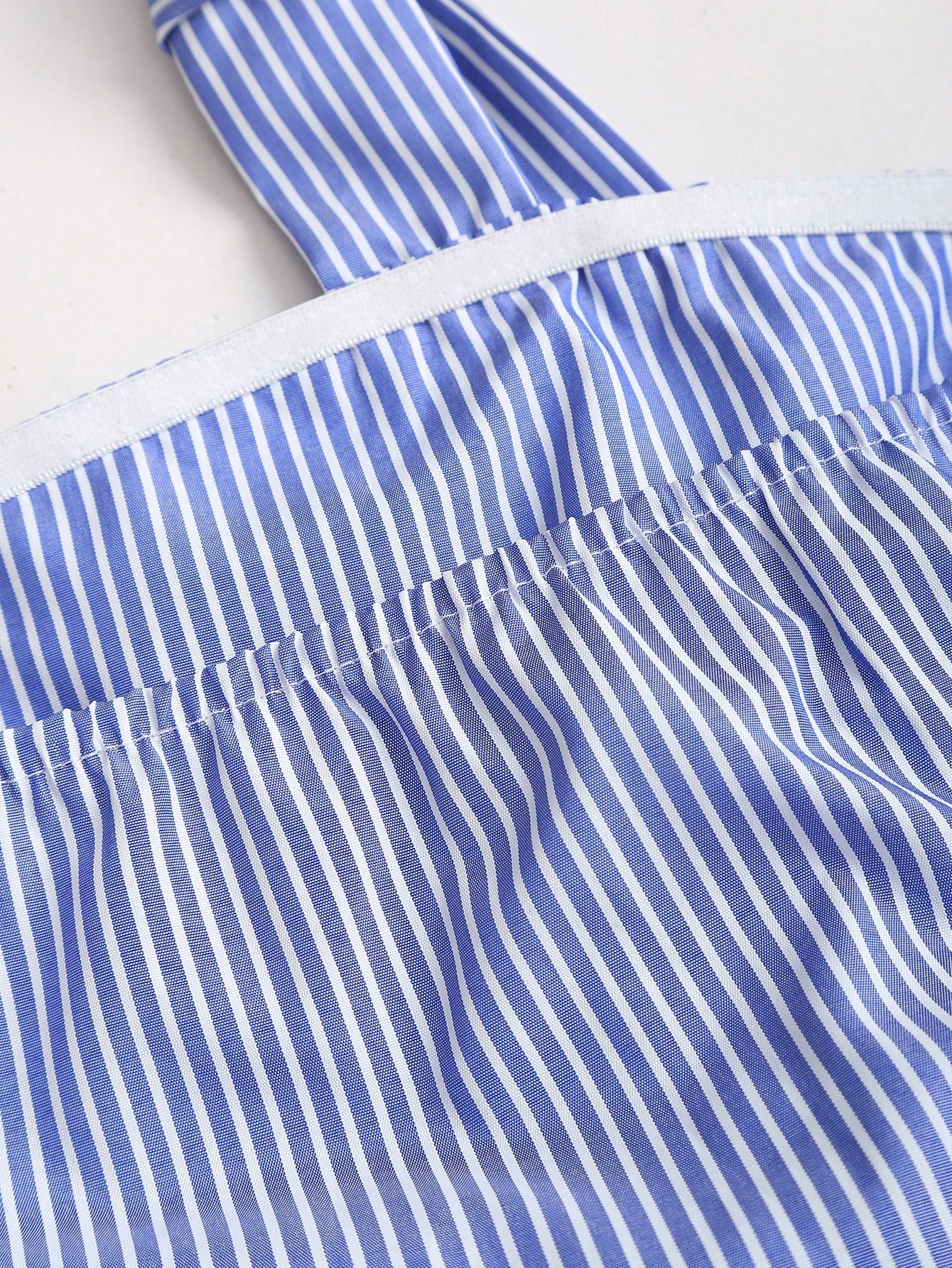 HW1924 Women's Striped Halter Neck Tank Top, Fashionable For Summer
