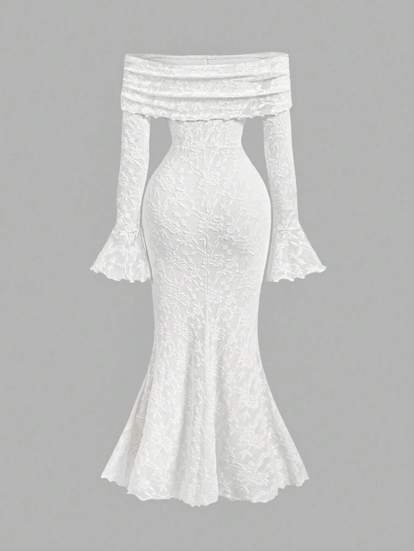 PA1940 || Women Off Shoulder Long Sleeve Front Tie Bodycon Dress,New Years Dress Women,New Year Party Dress,Valentine's Day,Tea Party Dress,White Graduation Dress