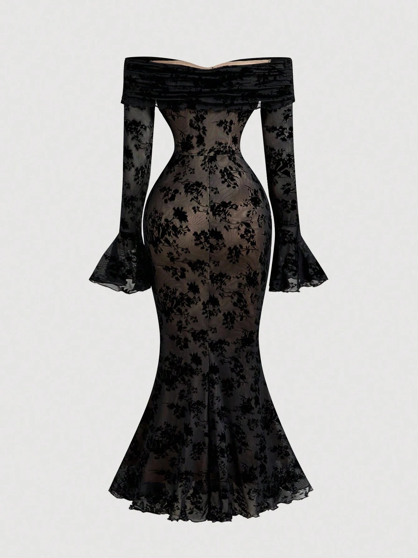 PA1940 || Women Off Shoulder Long Sleeve Front Tie Bodycon Dress,New Years Dress Women,New Year Party Dress,Valentine's Day,Tea Party Dress,White Graduation Dress