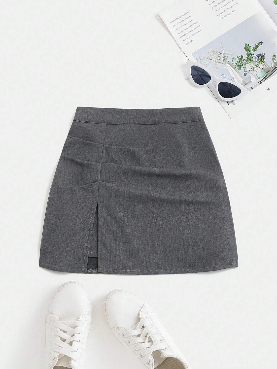 CV2019	Women's Striped High Waist Fitted Mini Skirt, Sexy Cutout Casual Clubwear Flared Pleated A-Line Skirt, Versatile For Summer
