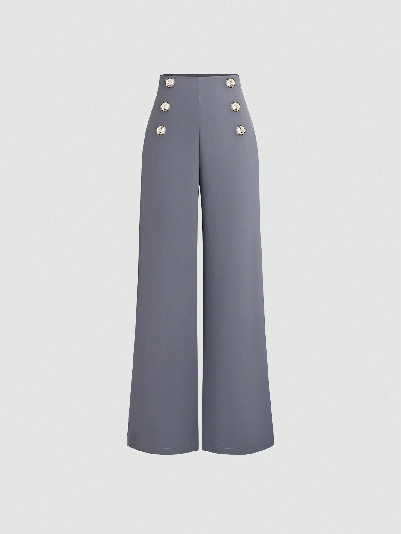 CV2047	Women's Wide-Leg Button-Up Palazzo Pants