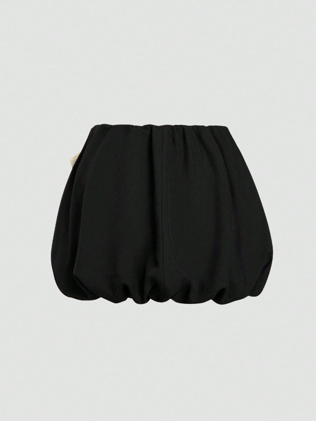 CV2041	Spring/Summer French Sweet White Velvet Bow Bud Puff Mini Skirt For Women
