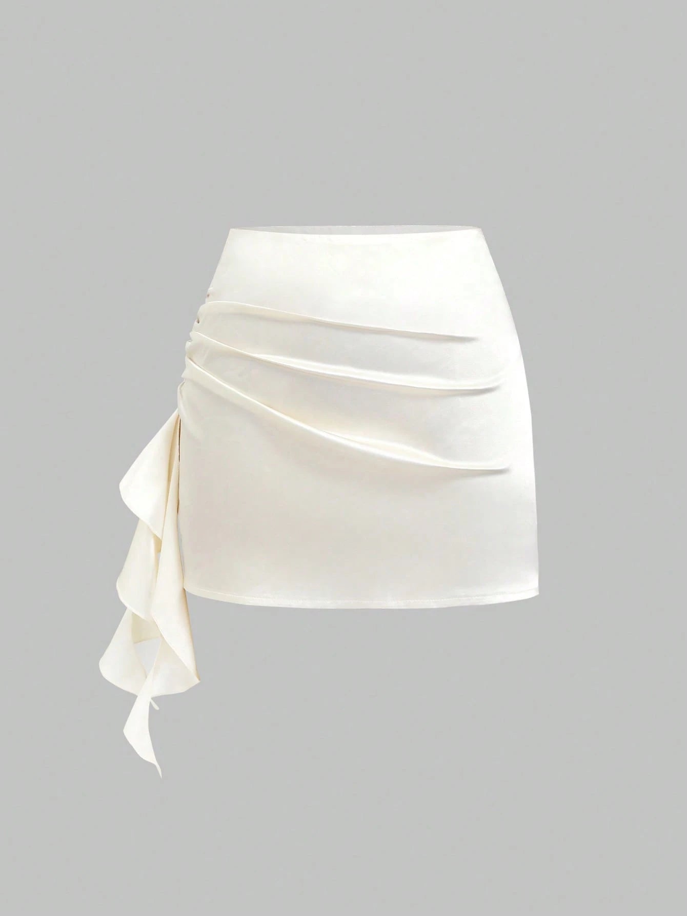 CV2042	Asymmetric Hem Women's Skirt, Elegant Casual Wear