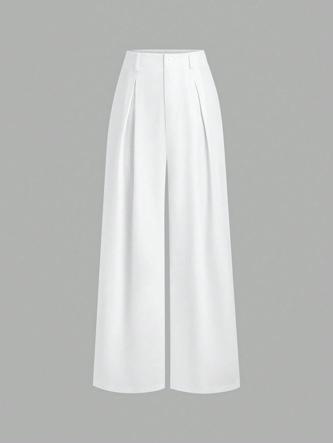 CV2044	Vintage Elegant Jacquard Pleated Wide-Leg Pants For Women, Autumn/Winter