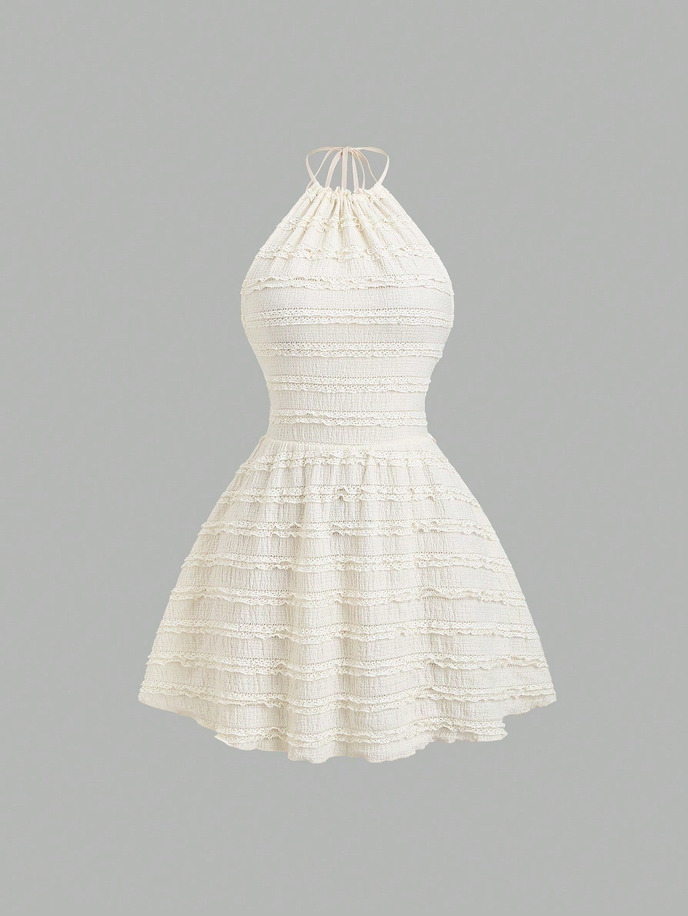 PA2458	Women's Elegant Comfortable Halter Sleeveless Backless Dress, Suitable For Commute